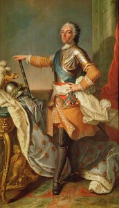 Portret van Lodewijk XV (1710-1774), koning van Frankrijk en Navarra (1715-1774)